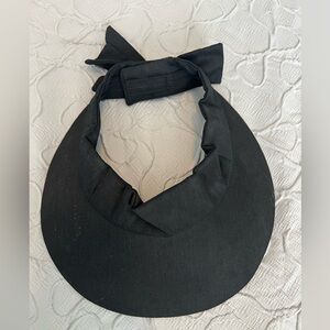 Sun N Sand Headwear Visor Hat Black One Size Adjustable